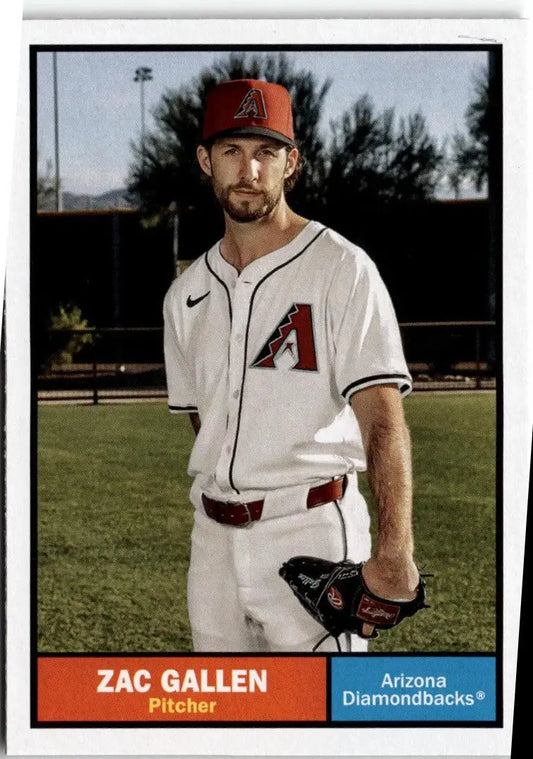 2024 Topps Archives Zac Gallen baseball card showcasing Zac Gallen in a collectible card