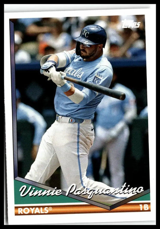 Vinnie Pasquantino baseball trading card from 2024 Topps Archives series