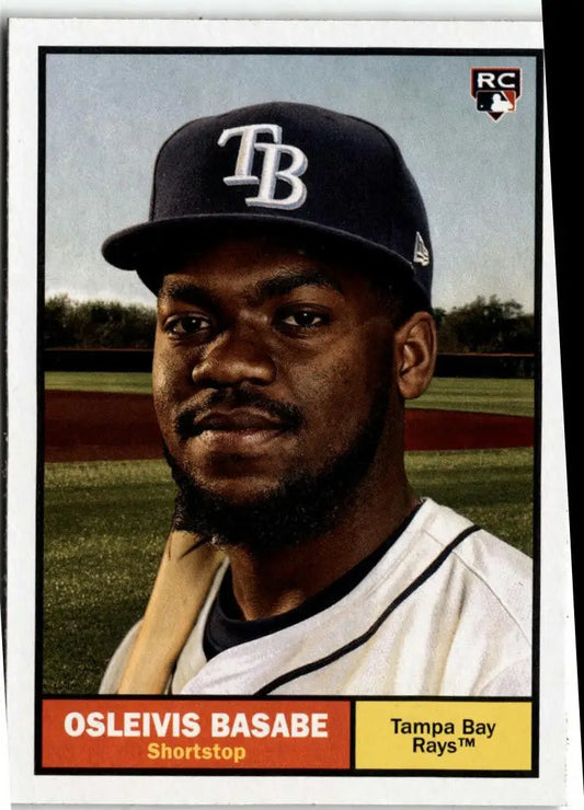 2024 Topps Archives Osleivis Basabe baseball card showcasing Osleivis Basabe player