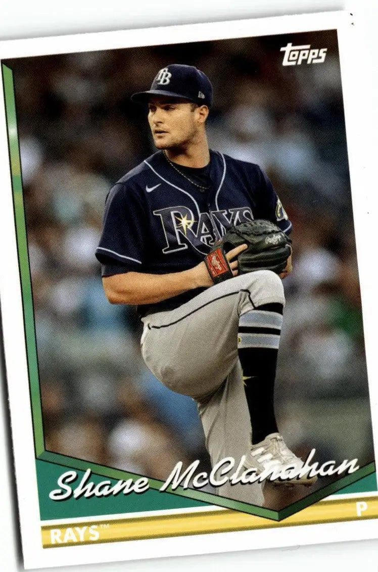2024 Topps Archives Shane McClanahan baseball card showcasing collectible design