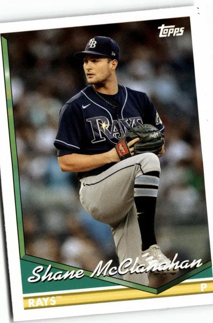 2024 Topps Archives Shane McClanahan baseball card showcasing collectible design