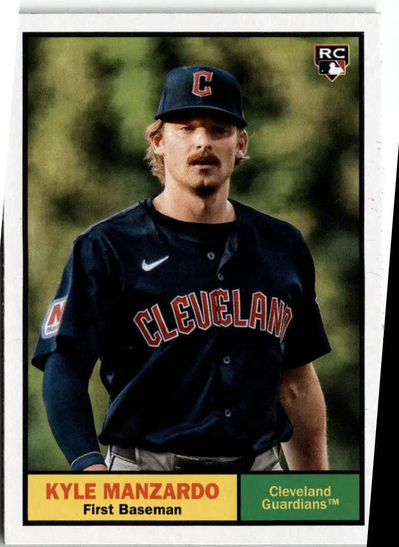 2024 Topps Archives Kyle Manzardo baseball card for collectors and fans