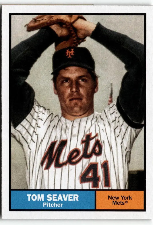2024 Topps Archives Tom Seaver baseball card featuring vintage design and player image