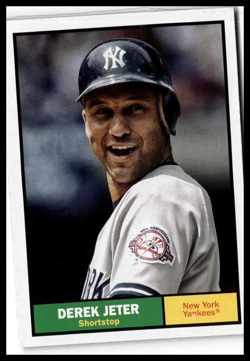 Derek Jeter baseball card from Topps Archives 2024 featuring Yankees uniform