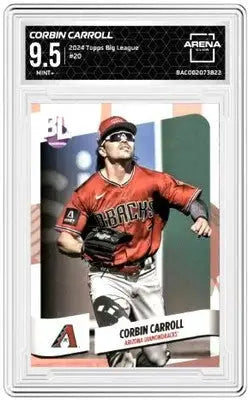 Graded Corbin Carroll baseball card from 2024 Topps Big League collection