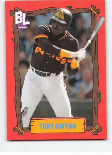 Original gloss of Tony Gwynn baseball card from 2024 Topps Big League Big Leaguer series