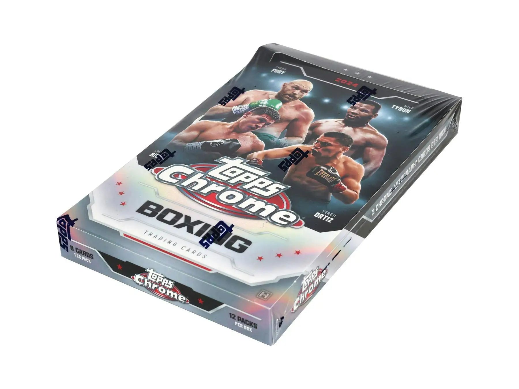 2024 Topps Chrome Boxing Hobby Box with parallels including Topps Chrome Boxing trading cards