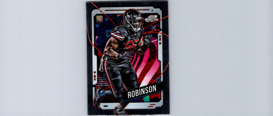 2024 Topps Chrome Cosmic Darius Robinson football trading card with American flag background