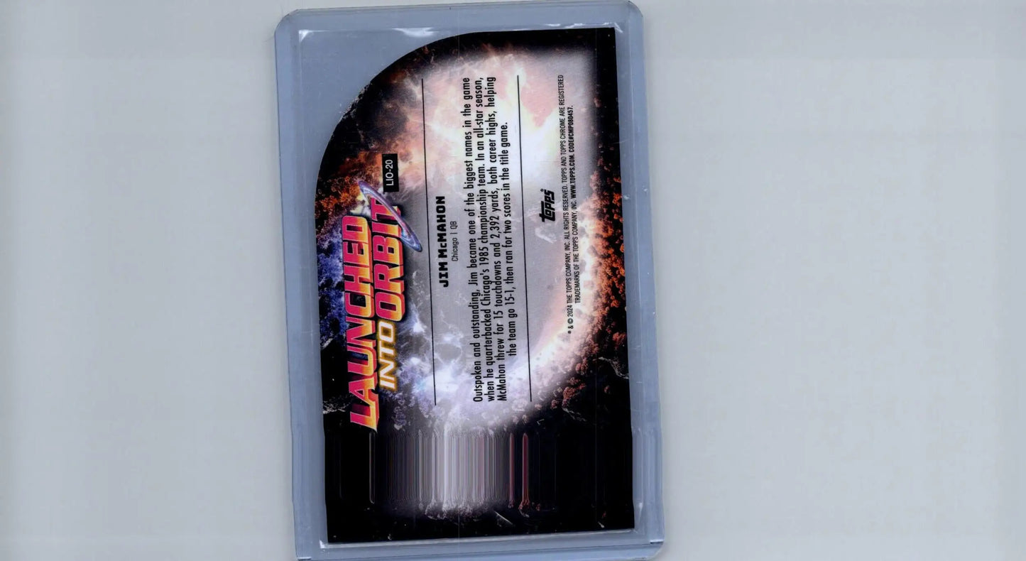 Jim Thome Topps Chrome Cosmic trading card in protective sleeve, Jim Thome launched into orbit