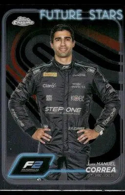 2024 Topps Chrome F1 Juan Manuel Correa #34 Auto Racing - Trading Card