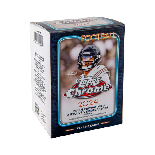 Topps Chrome 2024 Football Trading Card Box for Chrome Football Collectors