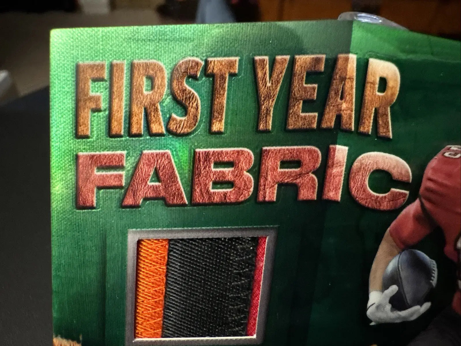 2024 Topps Chrome Football Jalen McMillan first year fabric trading card 49/99