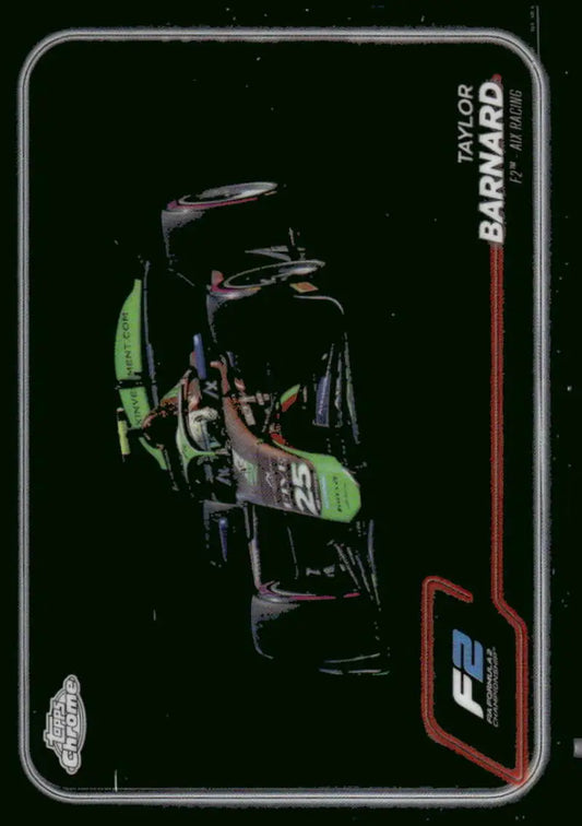 2024 Topps Chrome Formula 1 Taylor Barnard AIX Racing F2 racing card