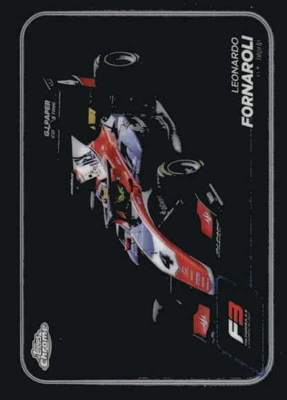 Formula 3 Trident Racing card featuring Leonardo Fornaroli from Topps Chrome Formula 2024
