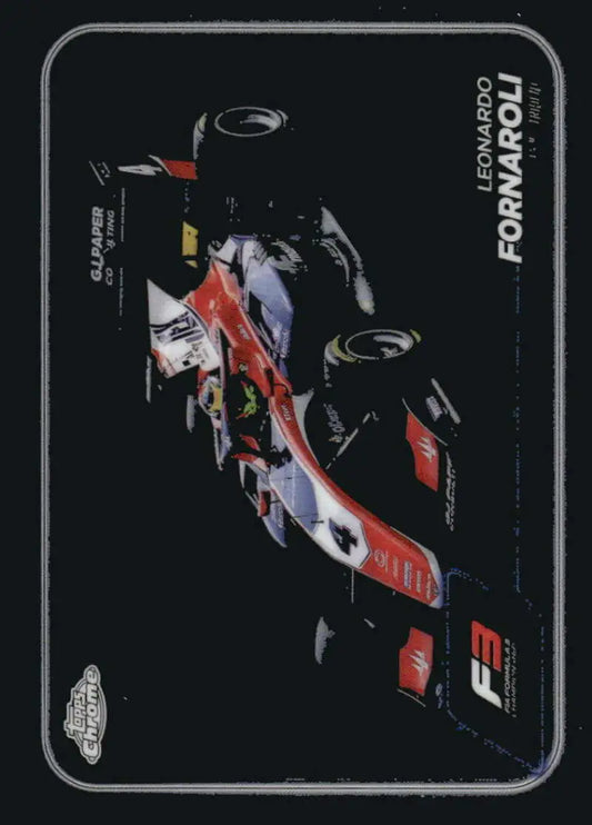 Formula 3 Trident Racing card featuring Leonardo Fornaroli from Topps Chrome Formula 2024