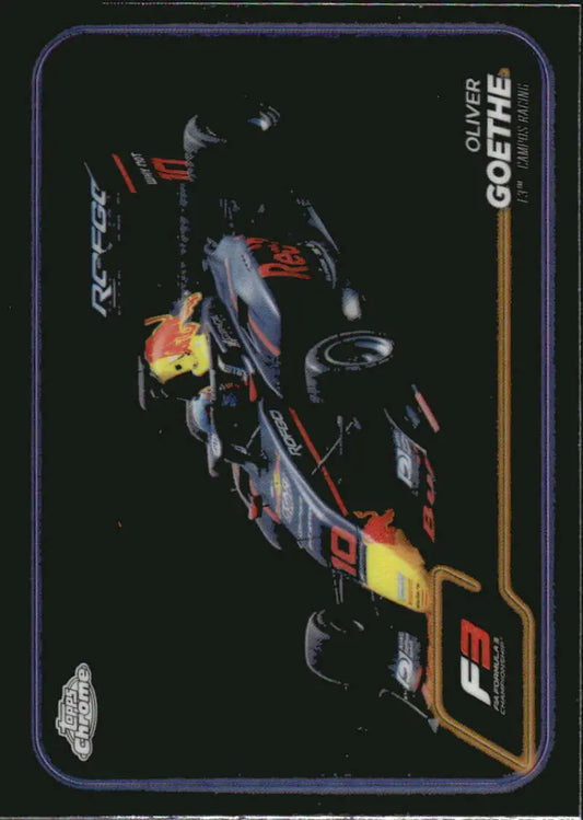 2024 Topps Chrome Formula 1 Oliver Goethe Campos Racing racing card image