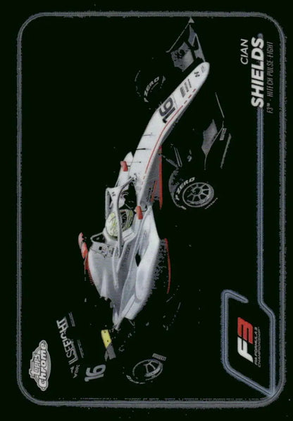 2024 Topps Chrome Formula 3 Cian Shields Racing Card Hitech Pulse-Eight