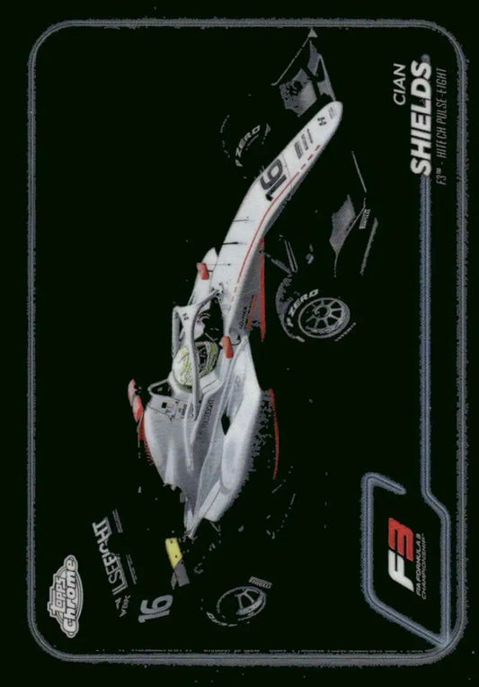 2024 Topps Chrome Formula 3 Cian Shields Racing Card Hitech Pulse-Eight
