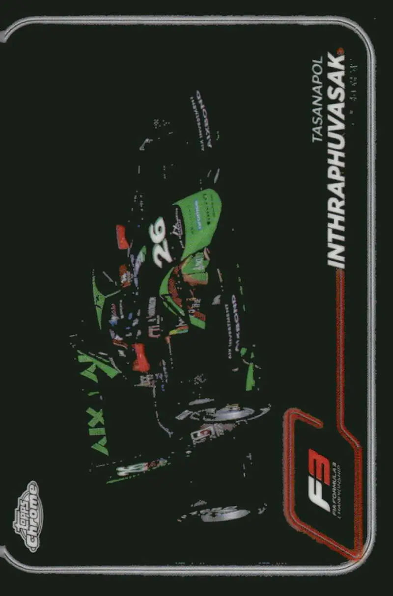 2024 Topps Chrome Formula 1 Tasanapol Inthraphuvasak F3 Racing Card NM-MT AIX Racing