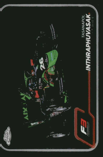 2024 Topps Chrome Formula 1 Tasanapol Inthraphuvasak F3 Racing Card NM-MT AIX Racing