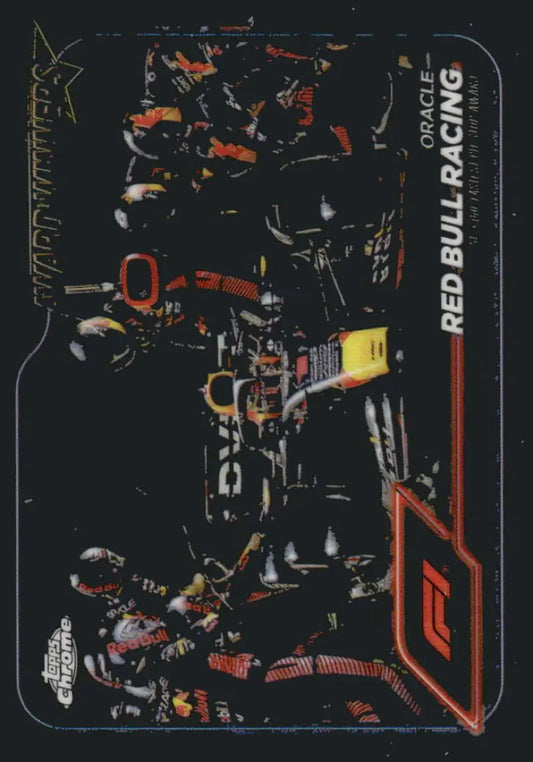 Red Bull Racing Formula 1 trading card from 2024 Topps Chrome collection