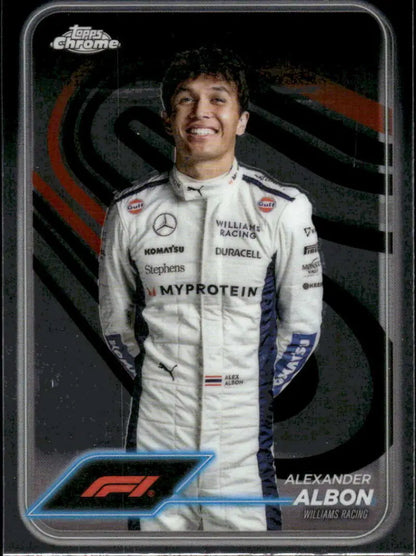 Alexander Albon 2024 Topps Chrome Williams Racing F1 trading card NM-MT