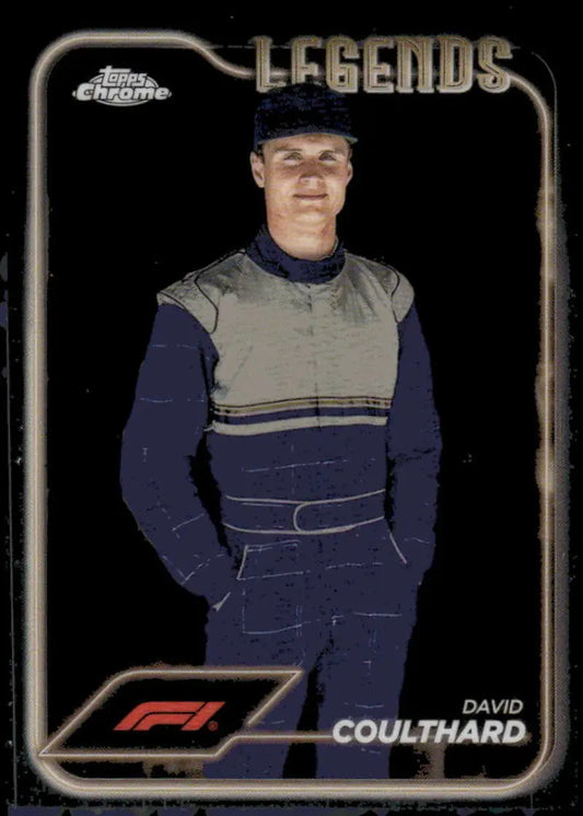 David Coulthard trading card from 2024 Topps Chrome Formula 1 collection
