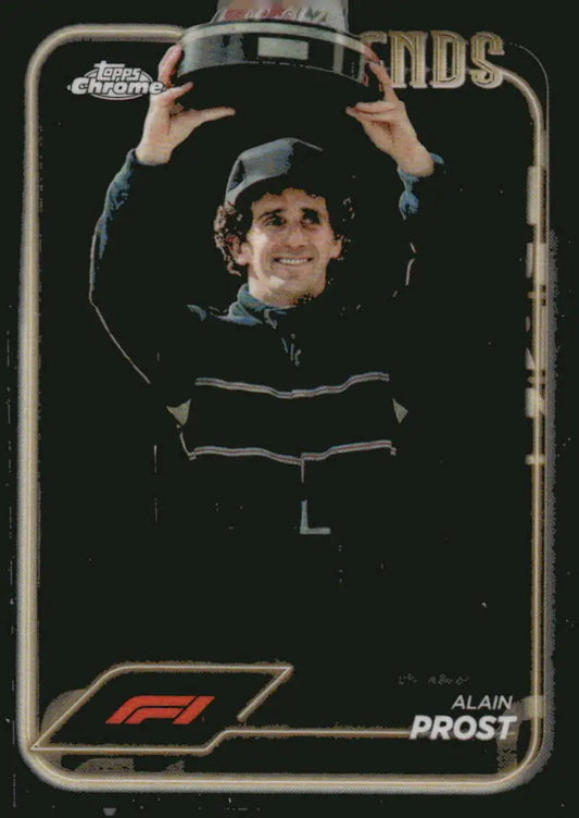 Alain Prost Topps Chrome racing card 2024 Topps Chrome Formula 1 #195 NM-MT