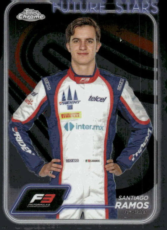 Santiago Ramos Topps Chrome Formula 3 trading card Trident Racing 2024 F1 collectible