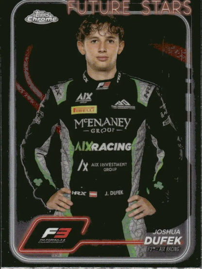 Joshua Dufek Topps Chrome Formula 1 racing card 2024 NM-MT F3 AIX Racing