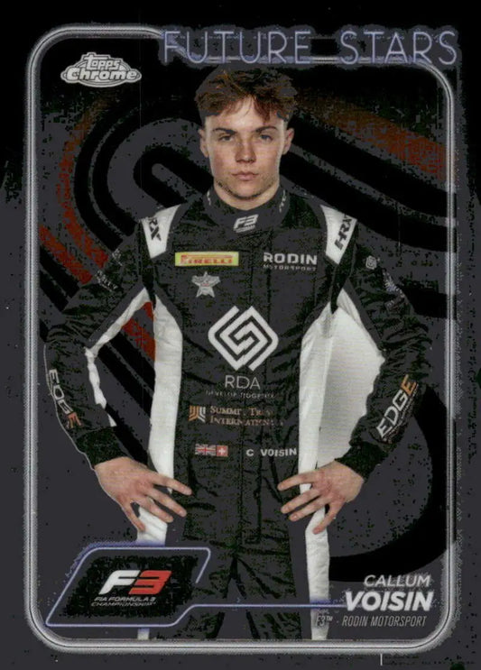Callum Voisin Formula 3 trading card.