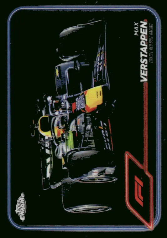 2024 Topps Chrome Formula 1 Max Verstappen Oracle Red Bull Racing trading card