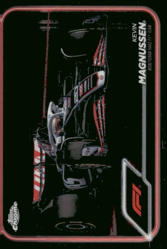 2024 Topps Chrome Formula 1 Kevin Magnussen Haas F1 Team racing card