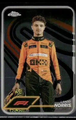 2024 Topps Chrome Formula 1 Lando Norris #7 Racing - Trading Card