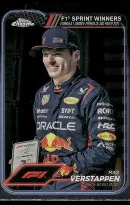 2024 Topps Chrome Formula 1 Sprint Winners Max Verstappen #153 Formula 1 Racing - Trading Card