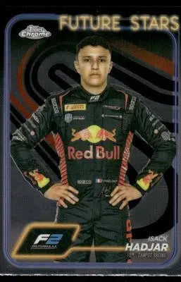 2024 Topps Chrome Formula 2 Future Stars Isack Hadjar #41 Auto Racing - Trading Card