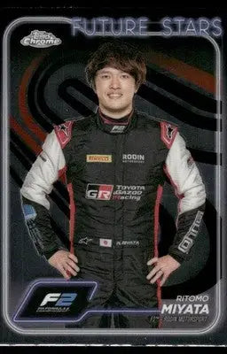 2024 Topps Chrome Formula 2 Future Stars Ritomo Miyata #26 Auto Racing - Trading Card