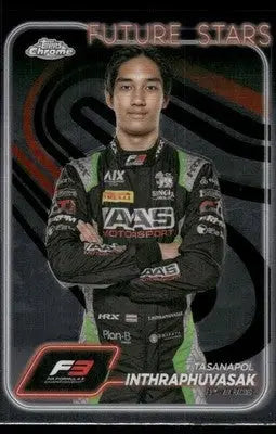 2024 Topps Chrome Formula 3 Future Stars Tasanapol Inthraphuvasak #67 - Trading Card