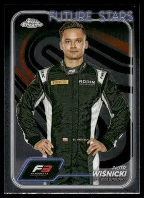 2024 Topps Chrome Future Stars Piotr Wisnicki #72 Auto Racing - Trading Card