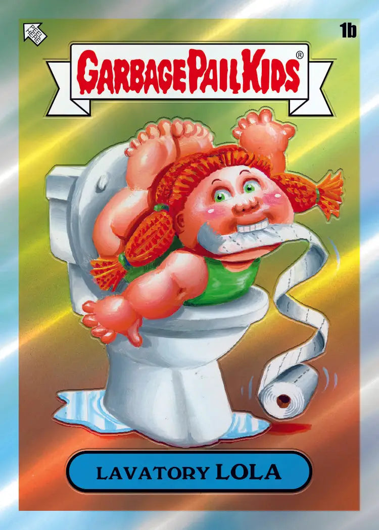 Image of 2024 Topps Chrome Garbage Pail Kids trading card for collectible fans