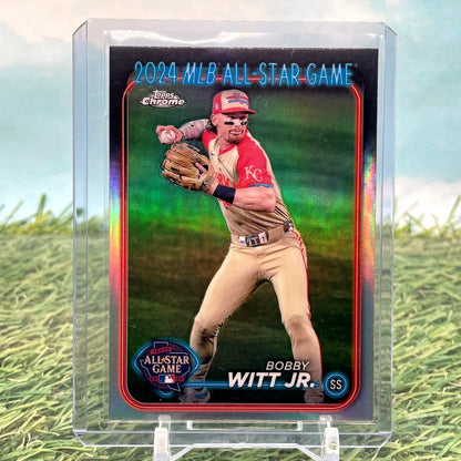Bobby Witt Jr. 2024 MLB All-Star Game baseball card from Topps Chrome Update Series