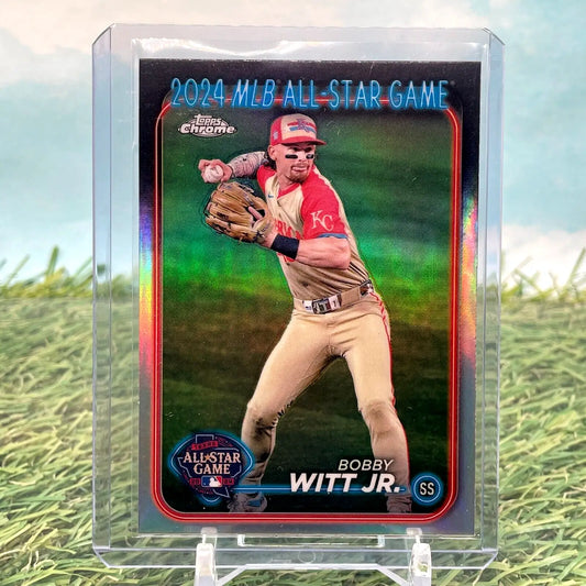 Bobby Witt Jr. 2024 MLB All-Star Game baseball card from Topps Chrome Update Series