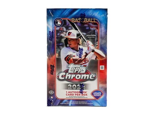 2024 Topps Chrome Update Series Baseball Hobby Box with refractor parallel and superfractor options