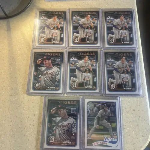 Colt Kieth baseball cards from the 2024 Topps set, perfect for trading card collectors