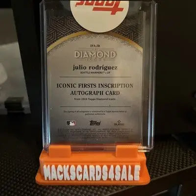 2024 Topps Diamond Icons Julio Rodriguez Iconic First Inscription Auto /25 - Trading Card