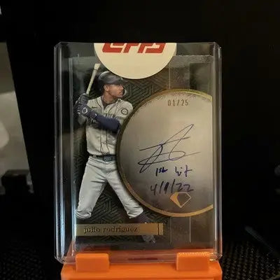 2024 Topps Diamond Icons Julio Rodriguez Iconic First Inscription Auto /25 - Trading Card