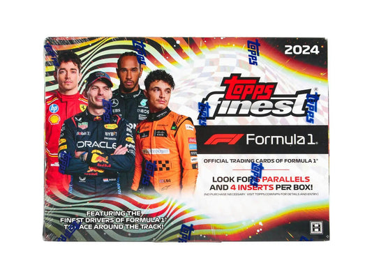 2024 Topps Finest F1 Formula 1 Hobby Box with refractor gold and die-cut cards
