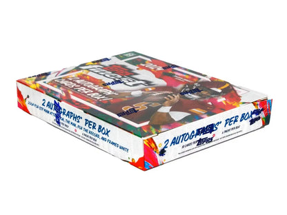 Football card box for 2024 Topps Finest Football Hobby Box featuring Topps Finest football cards