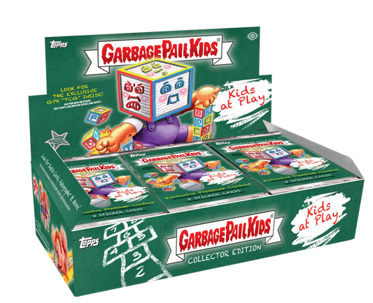 Garbage Pail Kids trading card box from 2024 Topps Garbage Pail Kids Series 1 Hobby Collector Box