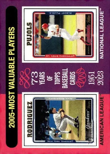 2024 Topps Heritage #202 Alex Rodriguez/Albert Pujols NM-MT ID:70388 - Trading Cards